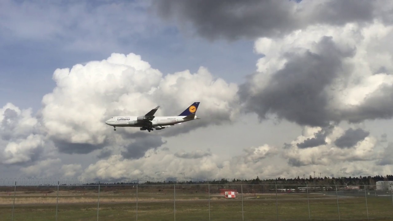 Flug Lh492 Von Frankfurt Fra Nach Vancouver Yvr Im Landeanflug Youtube