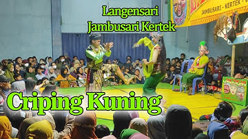 (Criping Kuning) REKOR PENONTON TERBANYAK // SENI TARI TOPENG LANGENSARI JAMBUSARI KERTEK