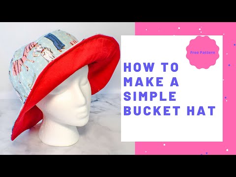 How to Make a Simple Reversible Bucket Hat 