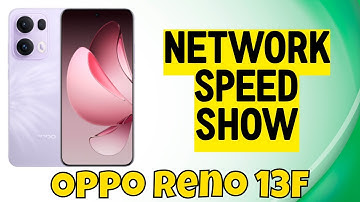 Oppo Reno 13F How To Enable internet Speed Meter || Network speed show