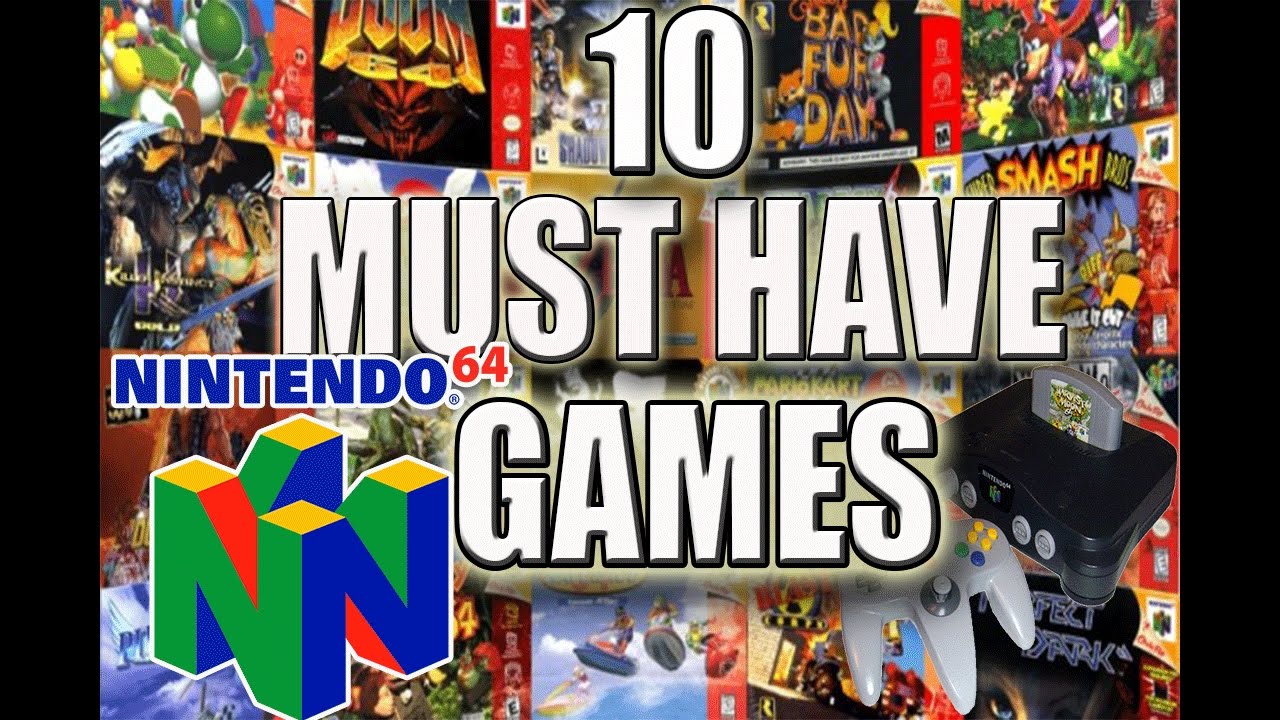kløft om brevpapir Top 10 Must Own N64 Games - YouTube