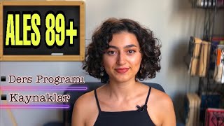 ALES'ten 89 Almak İçin Nasıl Çalıştım? | Kaynaklar, Ders Programı