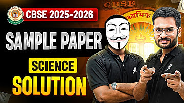 CBSE Class 10 Science Sample Paper 2025-26 | Complete Solution LIVE by Ansh Sir & Satish Sir