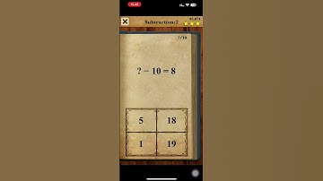 King of Maths - Subtraction - Chapter 2 High Score 89,104 points