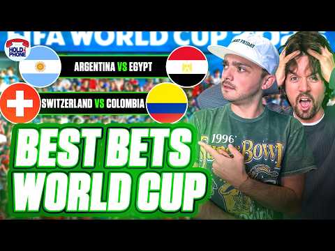 BEST BETS WORLD CUP TUESDAY: Argentina-Egypt, Colombia-Switzerland