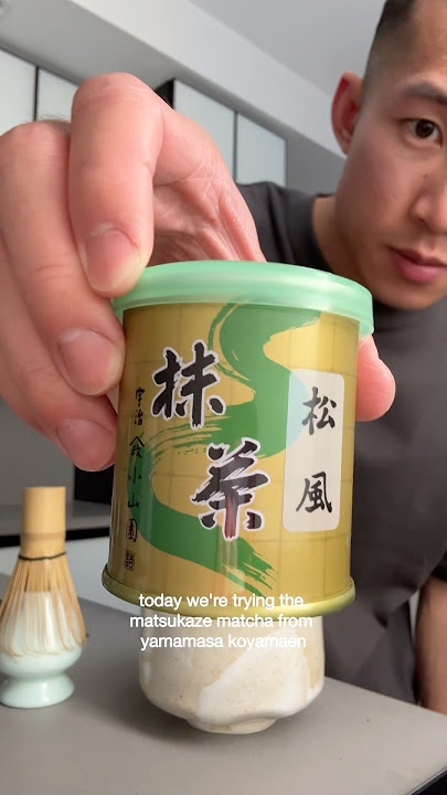 reviewing yamamasa koyamaen’s matsukaze matcha 🍵