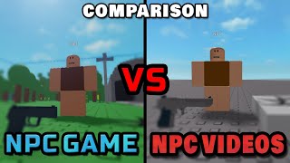 NPC Game vs. NPC Ending Suggestions (COMPARISON)