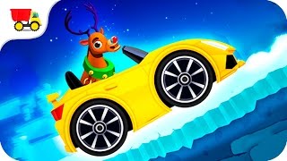 Cars and Trucks for Children Snow Racing - Police Car, Fire truck, Car Driving - Games for Kids screenshot 2