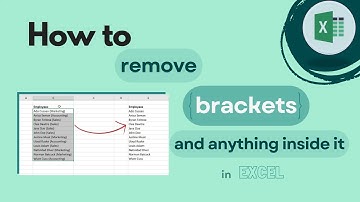 How To Remove Brackets & Anything Inside it In Excel