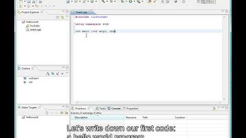 Create a project with Eclipse