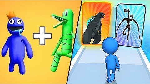 Merge Rainbow 3D Run | Monster Draft / All Level Gameplay: Android,iOS - New APK Mod Version Update
