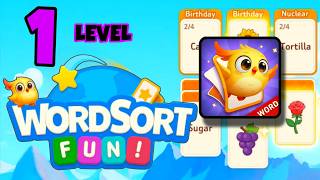 Famous WORD SORT FUN level 1 Wealth