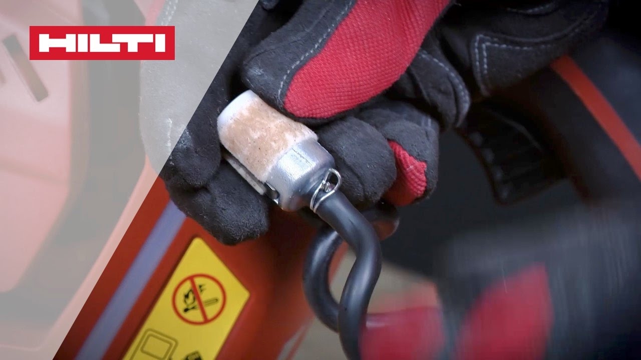 HOW TO change the fuel filter on your Hilti DSH 700-X / DSH 900-X Gas