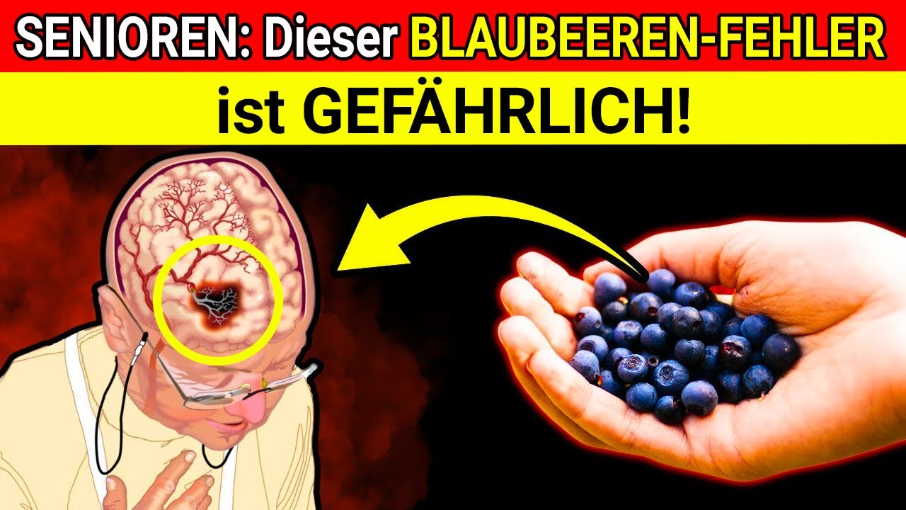 SENIOREN, Essen Sie Blaubeeren, aber machen Sie NIEMALS diese 3 Fehler – sie sind gefährlich!