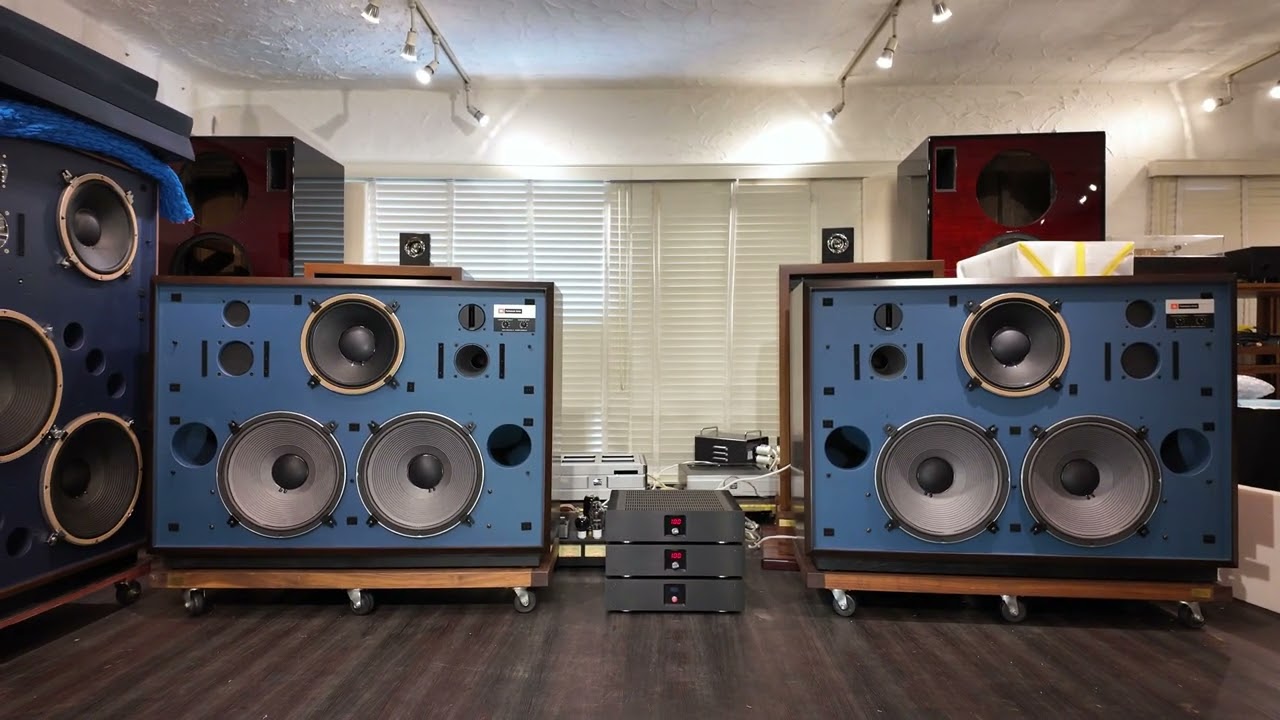 ケンリックサウンド新品製作 JBL 4355完成！両チャンネル共にバイアンプ再生 JBL 4355 KENRICK SOUND Reproduction playing as a stereo set