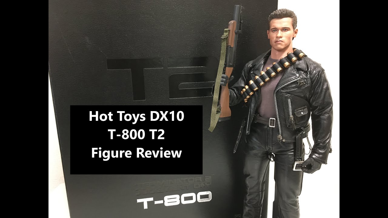 Hot Toys DX10 - T-800 - Terminator 2 - 1/6th scale figure unboxing and  review