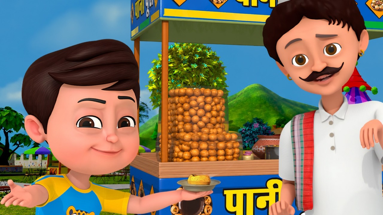 पानी पूरी वाला आया - Pani Puri Wala Aaya + More Popular Nursery Rhymes In Hindi | Lullaby Kids