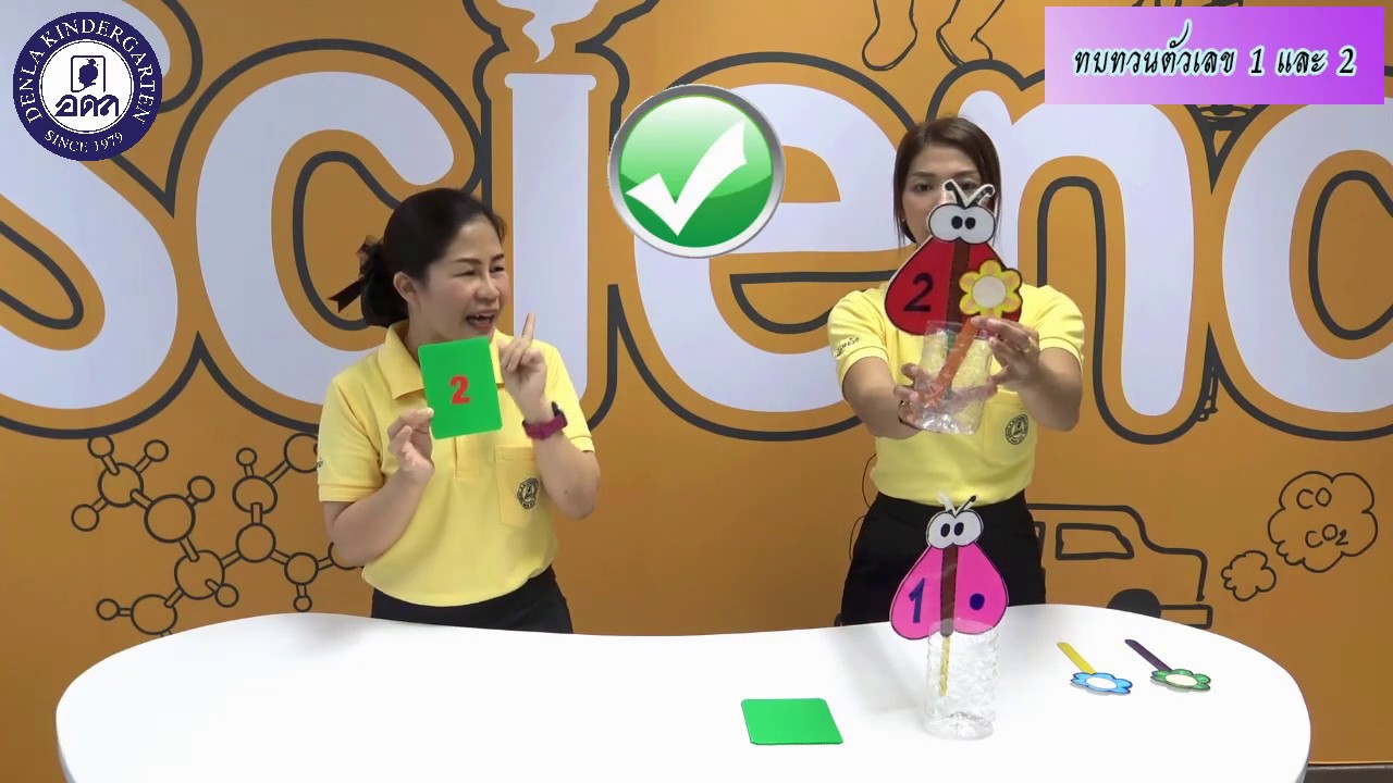 Denla Rama 5 การทบทวนตัวเลข1และเลข2 ระดับสายเตรียมอนุบาล - YouTube