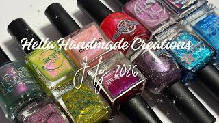 HHC July 2026 | Hella Handmade Creations | Indie Nail Polish Swatches