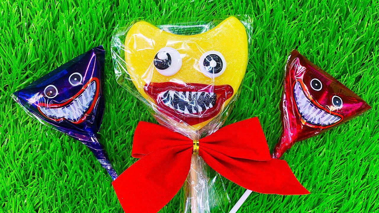 Rainbow Huggy Wuggy Lollipops Opening ASMR YouTube