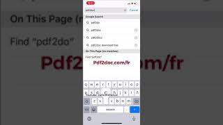 طريقة تحويل ملف pdf إلى word /Doc لجميع الأجهزة