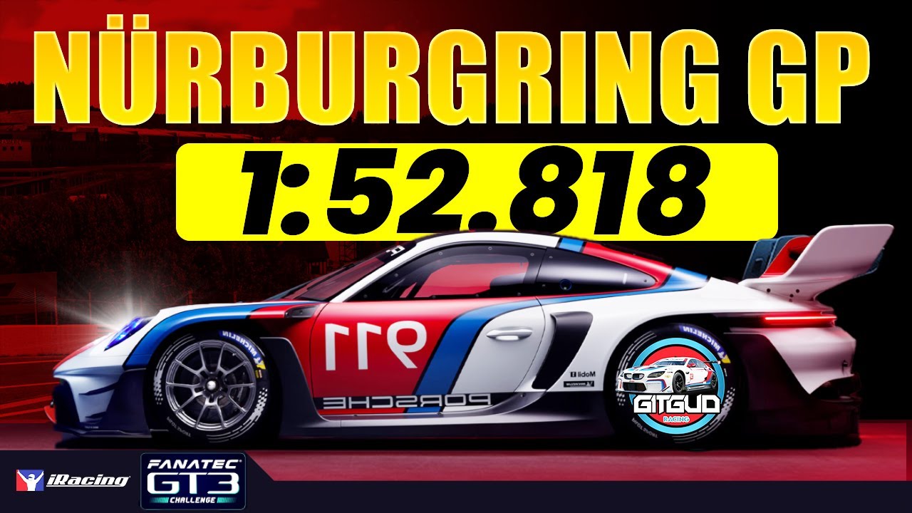 iRacing Porsche GT3 R (992) - Nürburgring Grand-Prix-Strecke - 