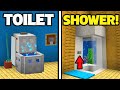 Minecraft working bathroom builds