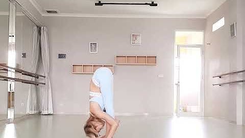 Modified Sun Salutation with Several Press Handstands