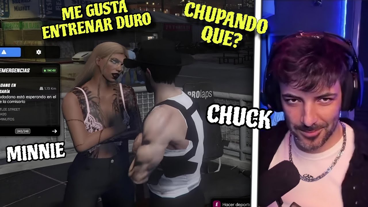 EL AGENTE CHUCK (NEXXUZ) INVENTA EL OPERATIVO IDEAL PARA VER A MINNIE 😆❤️