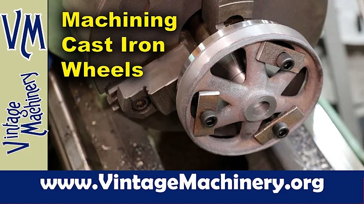 Machining Cast Iron Wheels for an Antique Vise Cart