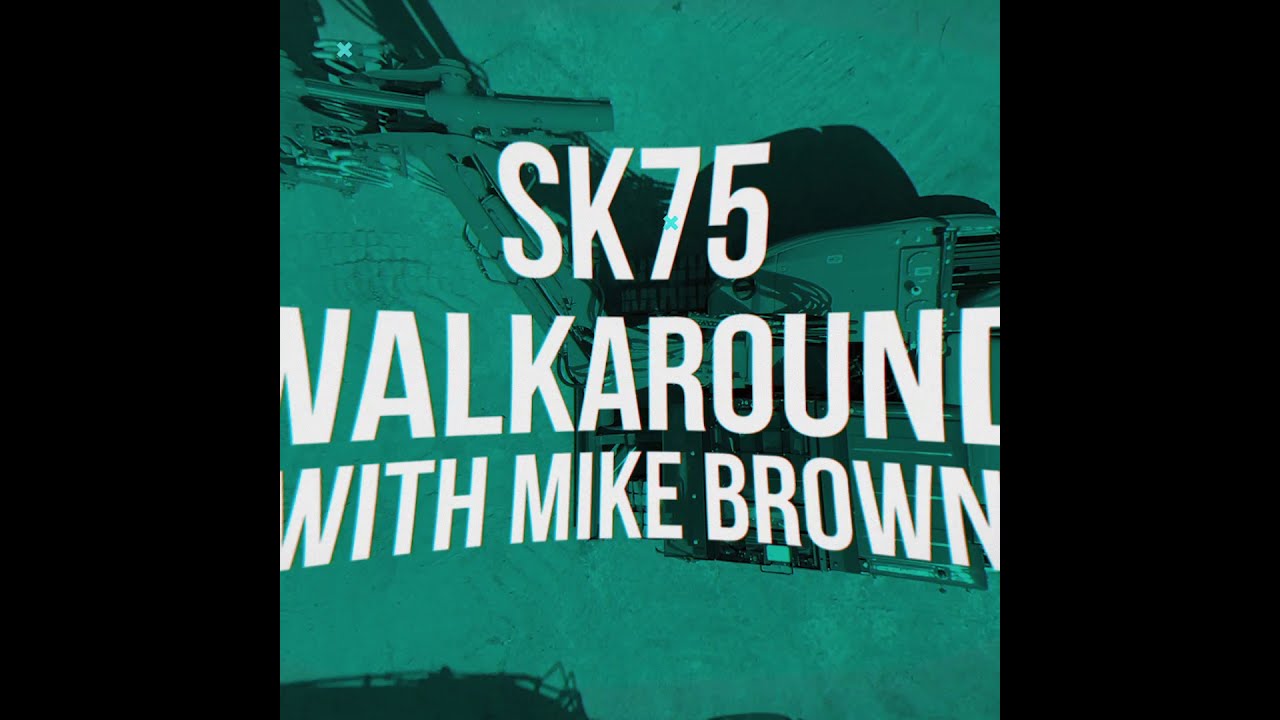 Kobelco SK75SR 7 walkaround at Molson