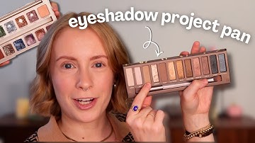 Project No Pan Left Behind: using EVERY eyeshadow I own in 2025