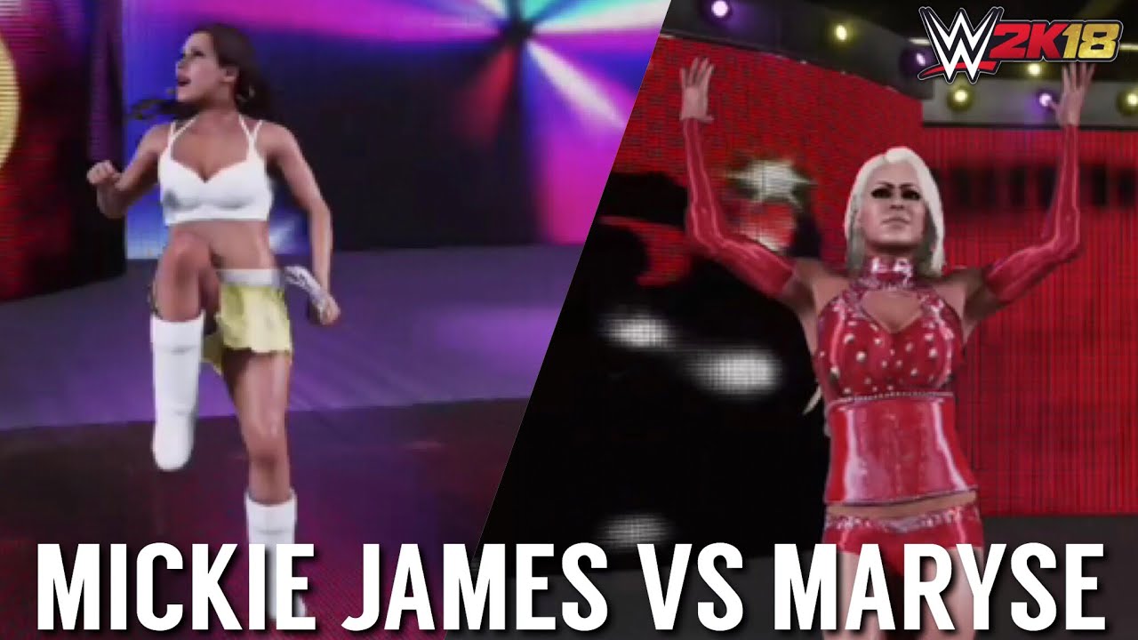 WWE 2K18 | Mickie James Vs Maryse [Classic Attires]