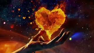 Футаж Огненное сердце ❤️‍🔥 Fire Heart Background