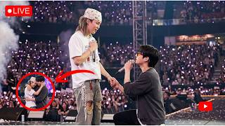 🔴7 minutes ago! 🚨 JUNGKOOK PROPOSED TO JIMIN ON STAGE?! 😱 (Foxborough Night 2) 💜 screenshot 5