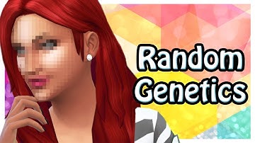 RANDOM GENETICS CHALLENGE | The Sims 4 | Create A Sim (CAS)
