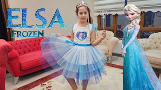 Esma Si̇hi̇rli̇ Yüzük Takti Elsa Ya Dönüştü ماما جابت بيبي - جنى مقداد طيور الجنة