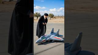 🚀 Inflatable Fighter Jet Prank: Trump & Netanyahu React! 😂 #usavsiran