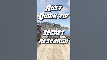 Rust Research Table - Crafting Secret #rust #rusttips #rustgood #captainblacksparrow #rustgameplay
