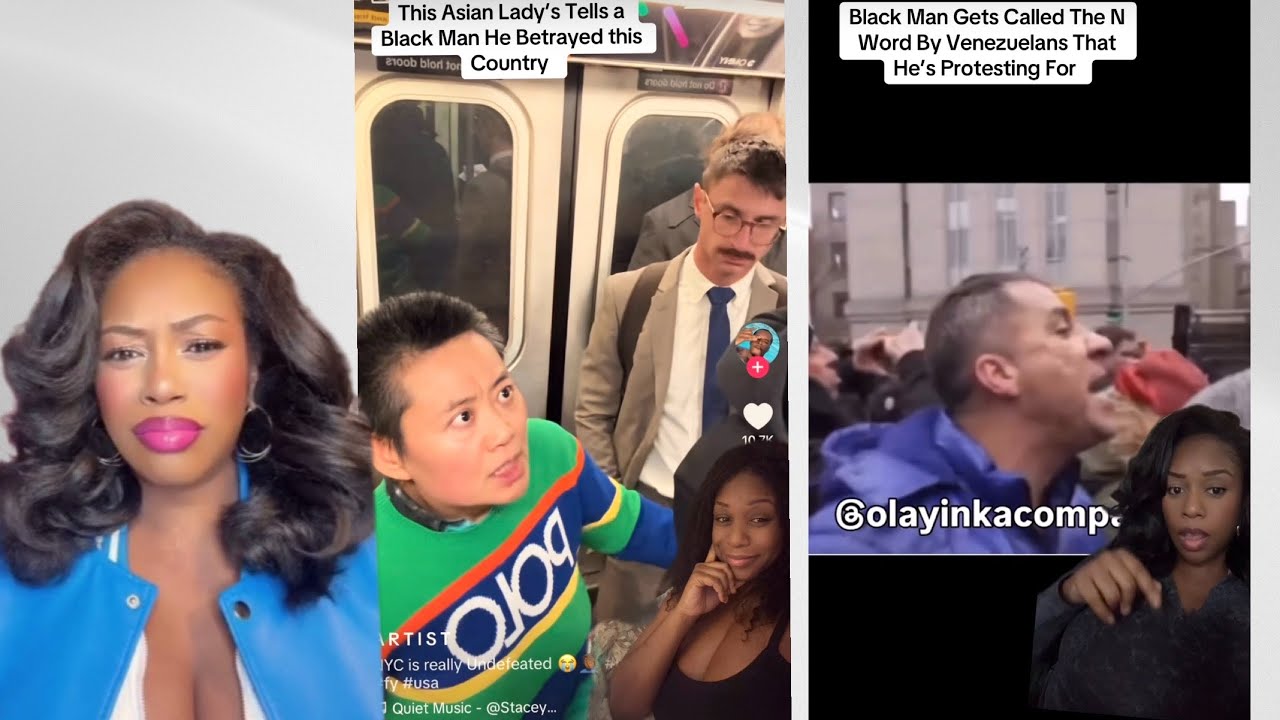 Венесуэлец назвал чернокожего протестующего словом на букву «Н»* Азиатка заявила чернокожему мужч...