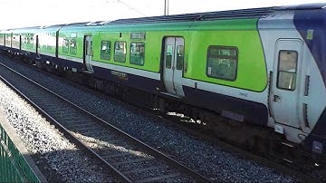 Irish Rail 8520, 8300 + 29000 Class Trains - Booterstown, Dublin