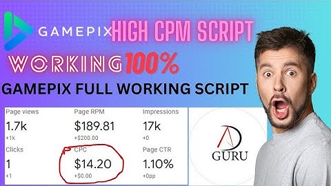 Gamepix AdSense High Cpm Script AdSense High Cpc Script AdSense AdS Without Approval Gamepix Script