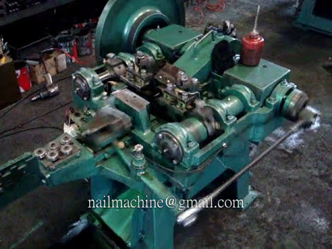 WIRE NAIL MAKING MACHINE (runing plant in nashik) - YouTube