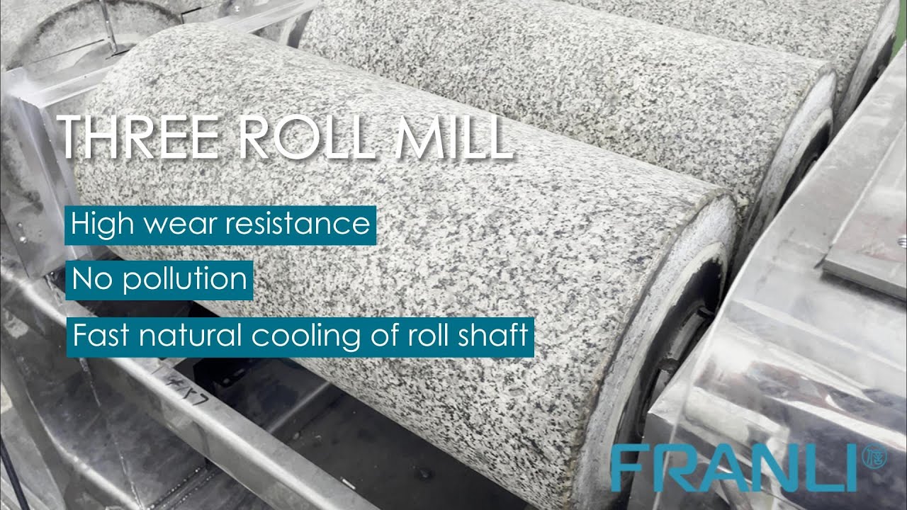 Granite three roll mill | with high corrosion resistance