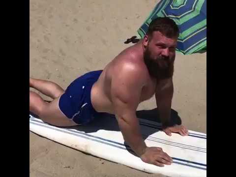 Hairy Full Bearded Muscle God Kirill Sarychev Russian Powerlifter Shows Off His Beefy Body Youtube