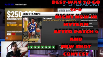 nba2k19 the best method to go 12-0!!!!! now in may after shot contest patch