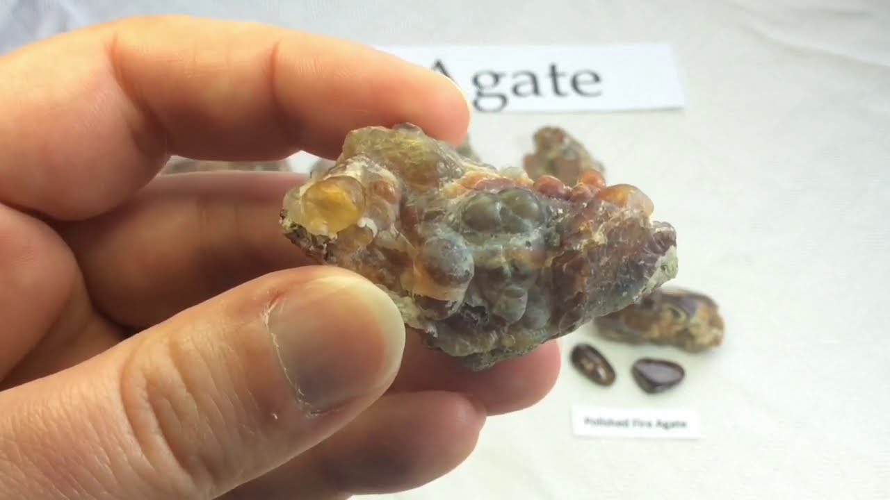 Crystal & Mineral Education: FIRE AGATE! 🔥