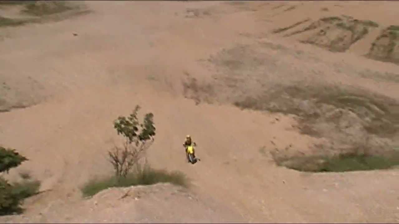 Riding Dirt Bikes at the old gravel pit - YouTube
