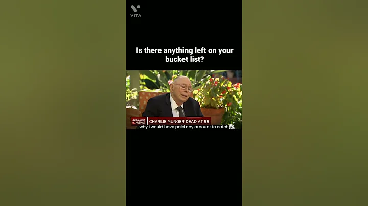 Charlie munger bucket list - #charliemunger