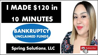 I made $120 in 10 minutes with Bankruptcy Unclaimed Funds Hack! screenshot 5